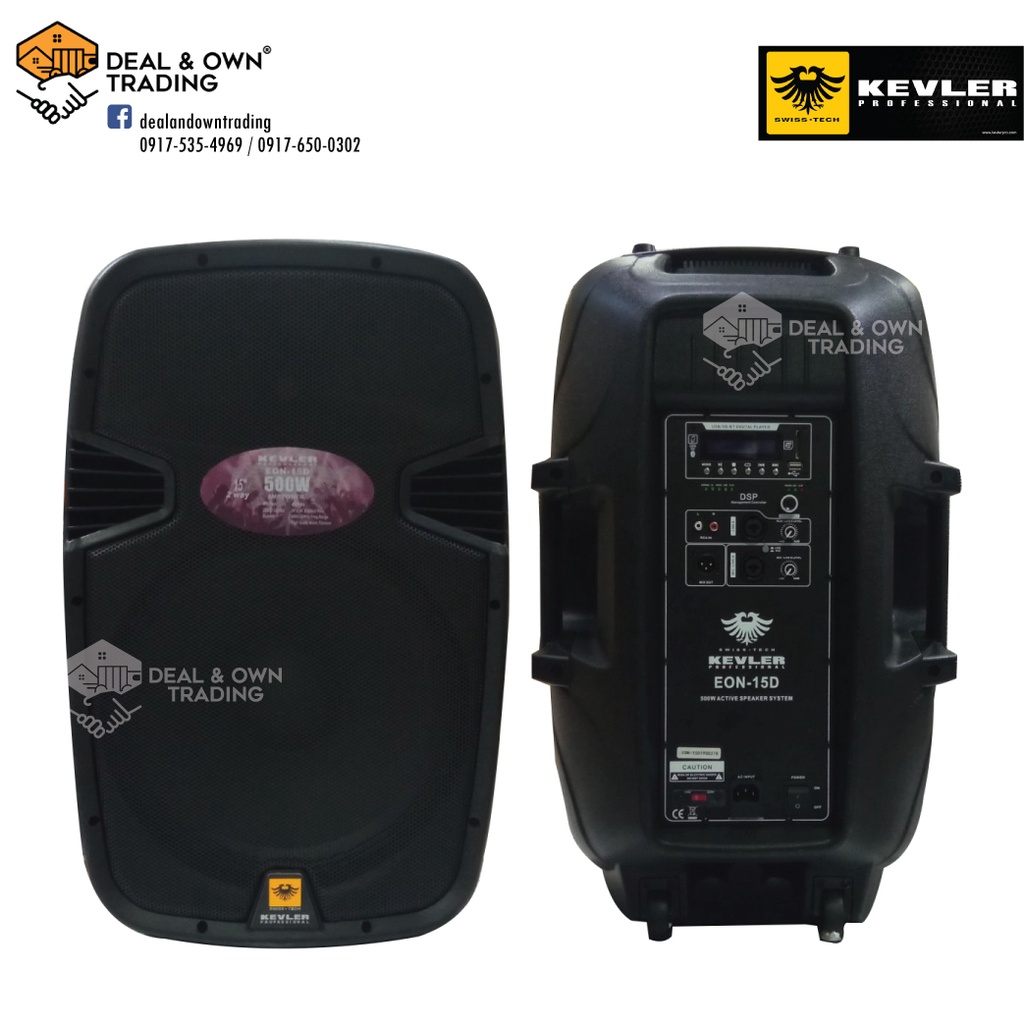 Kevler EON15D 15" 2 Way 500W Powered Speaker (Per PC) Shopee Philippines