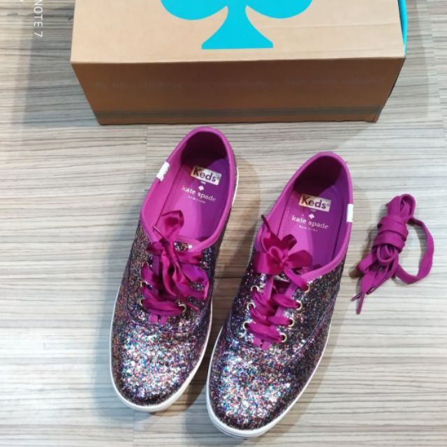 Keds x Kate Spade Multi Pink Glitter - Size  Complete | Shopee  Philippines