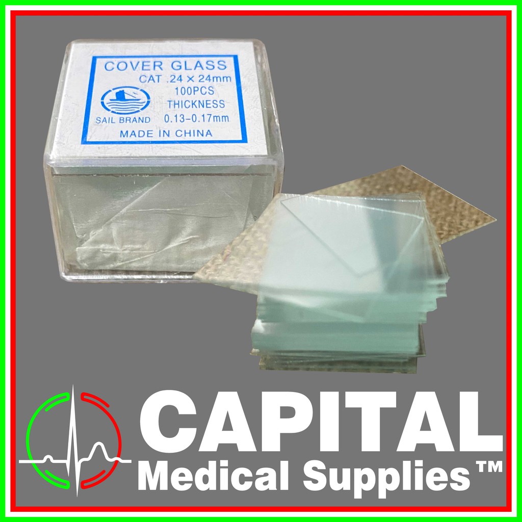 Laboratory Microscope Cover Slip Glass Square Thickness 0.130.17mm