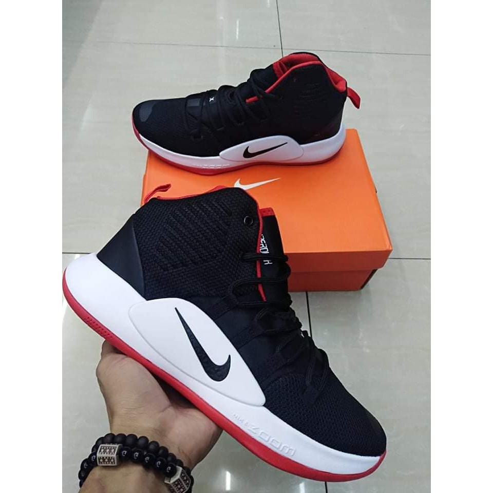 nike hyperdunk x black red