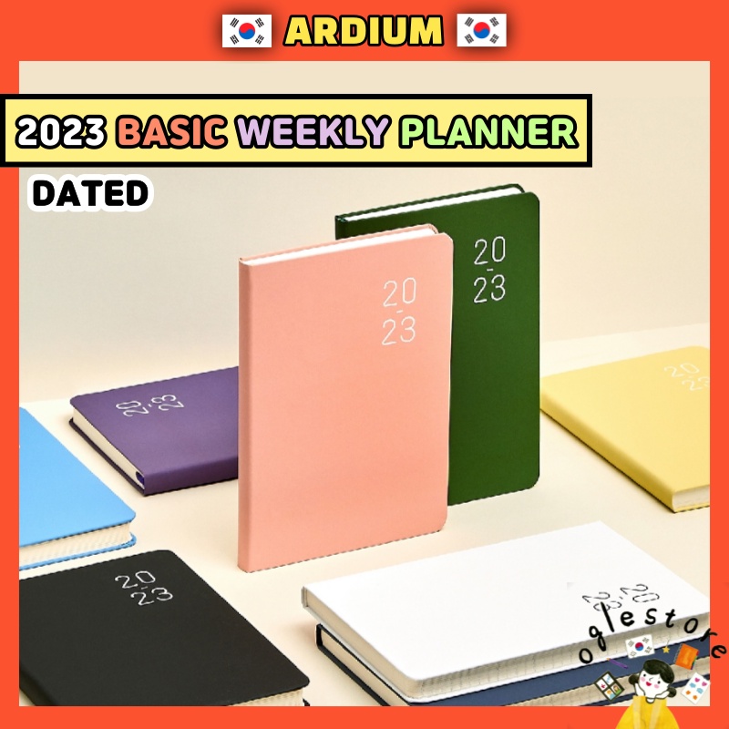 2023 Weekly Planner 2023 Diary Hardcover Korean Planner BUJO High