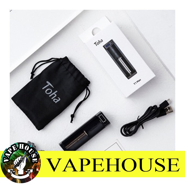 Vape Battery Charger Toha T1 Max Fast and smart 18650 26650 21700 and