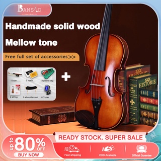 #COD Bansid Music Professional violin 4/4 full set of rosin violin with free packaging
