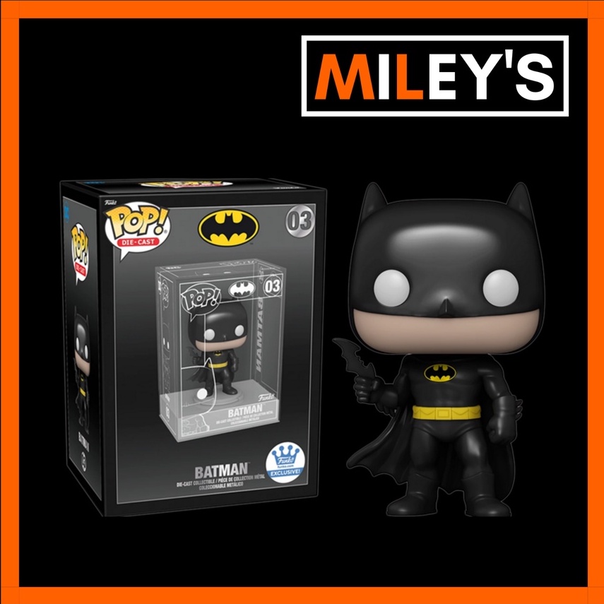 Funko POP! DC Comics Batman (Die Cast) Funko Shop Exclusive Shopee