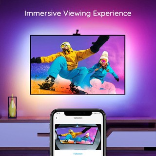 Govee Dreamview T1 Immersion WiFi TV LED Backlights with Camera, RGBIC ...