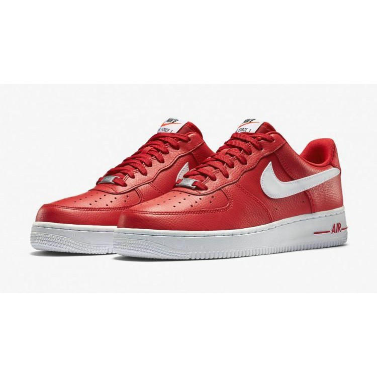 red & white air force 1