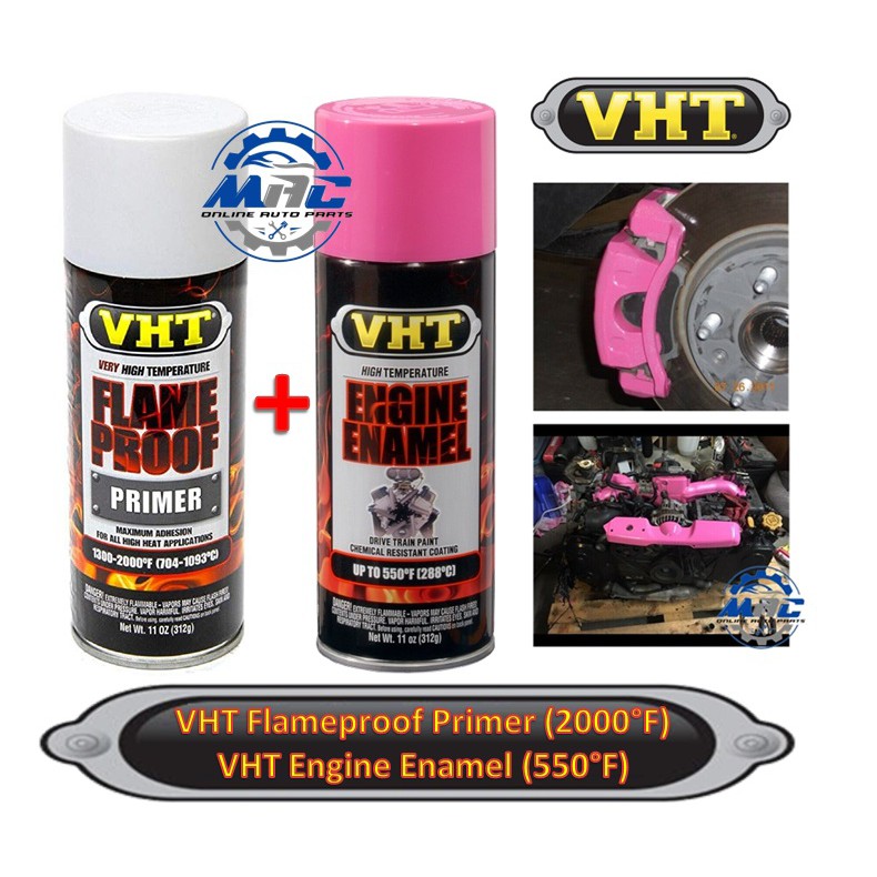Vht Engine Enamel Hot Pink And Flameproof Flat White Primer Ee Philippines - Vht Engine Paint Colors
