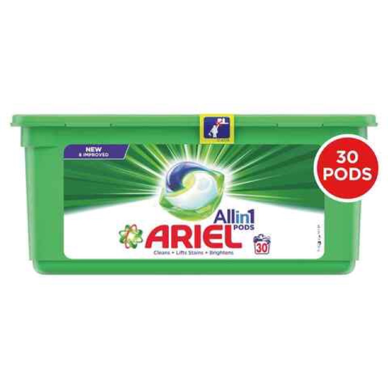 ARIEL Automatic 3in1 Laundry Detergent Pods 15 Counts /30 original