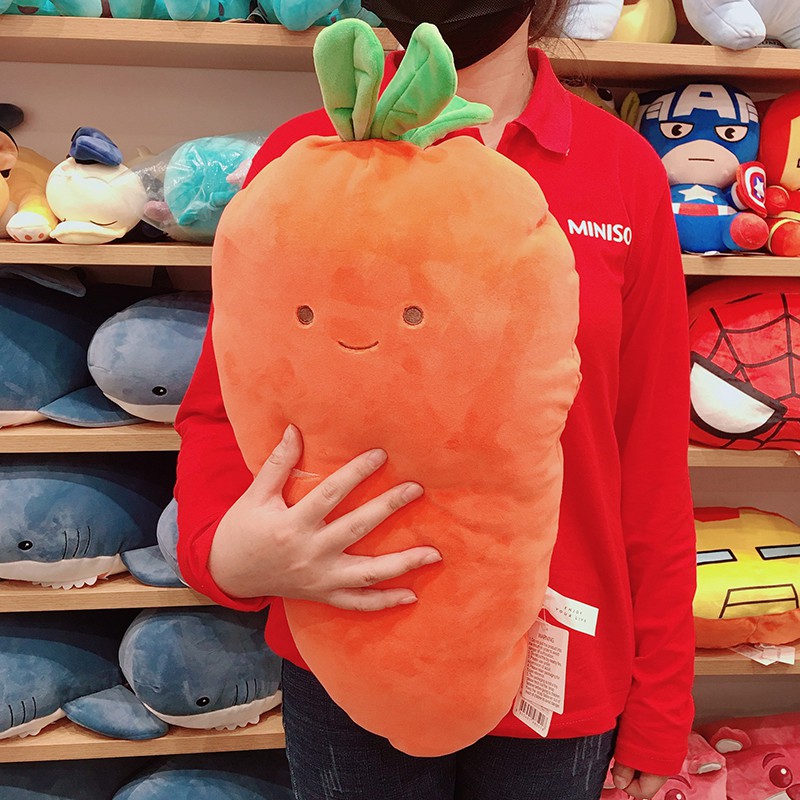 miniso carrot pillow