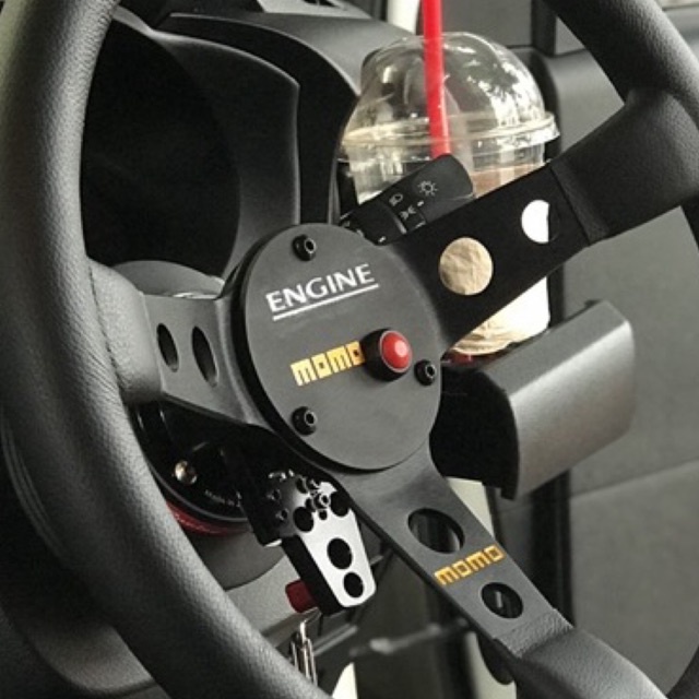 momo ENGINE Horn Cap Racing Car Shape Cover Button Switch Can Be Used ...