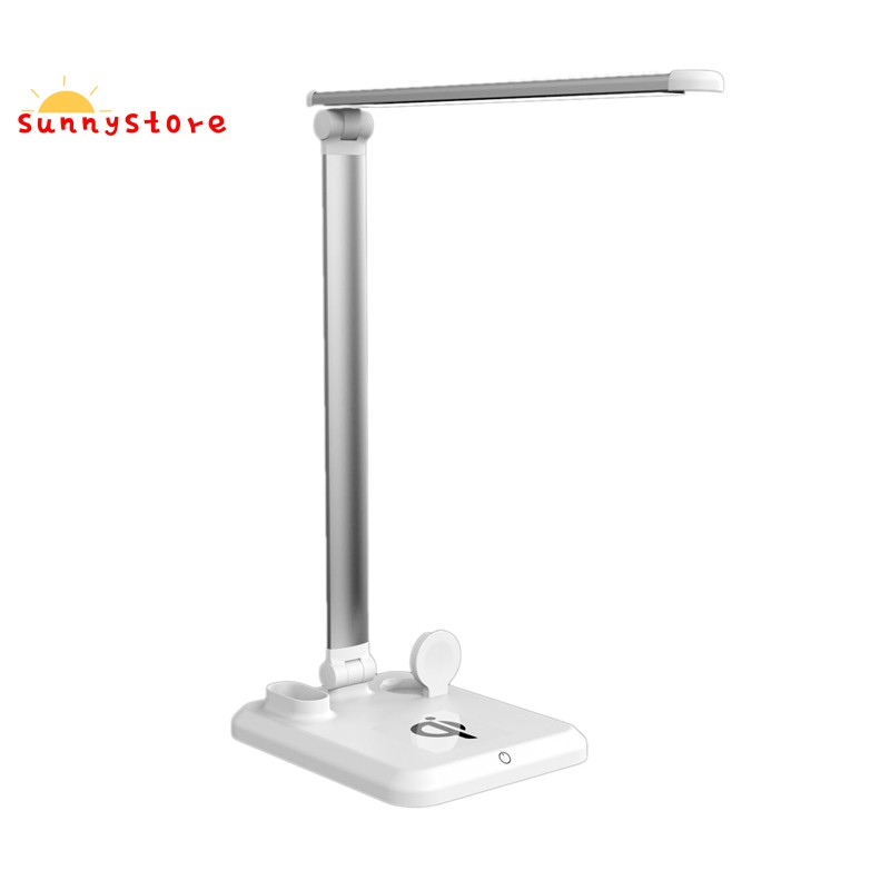 desk lamp with wireless charging station