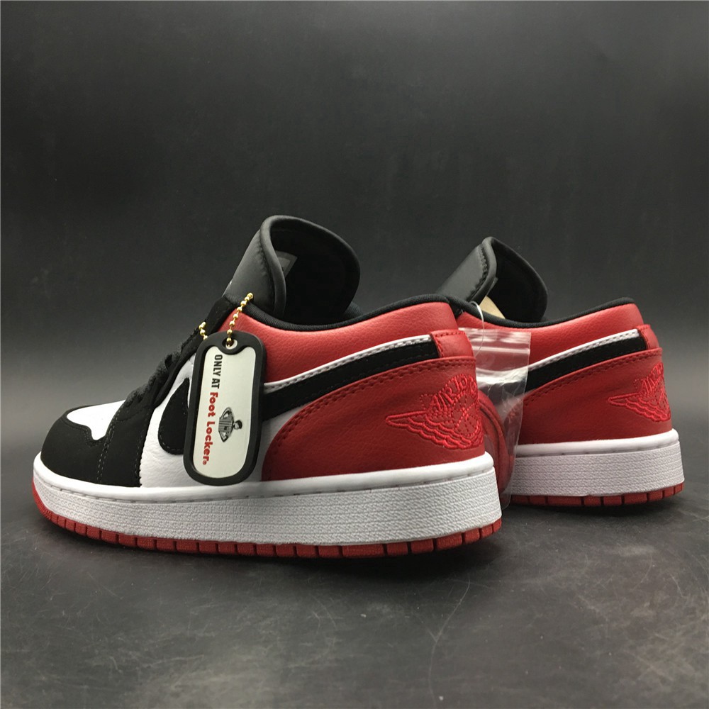jordan 1 low black toe foot locker