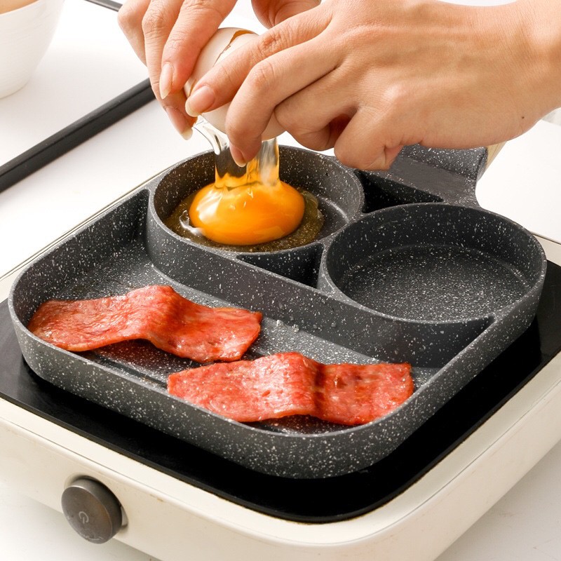 New Nonstick Aluminum Alloy Multifunction Omelette Pan Frying Pan Egg Pan Steak Pan Shopee