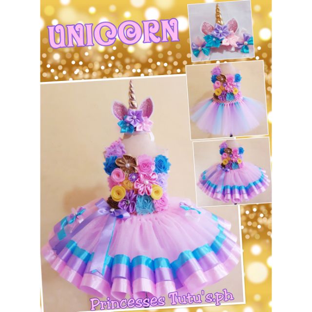 unicorn dress shopee