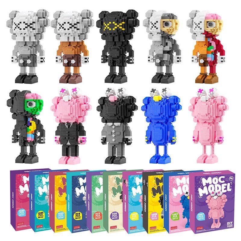 Lego 3D Kaws Moc Model Lego Kaws Moc Model (3 sizes) Shopee Philippines