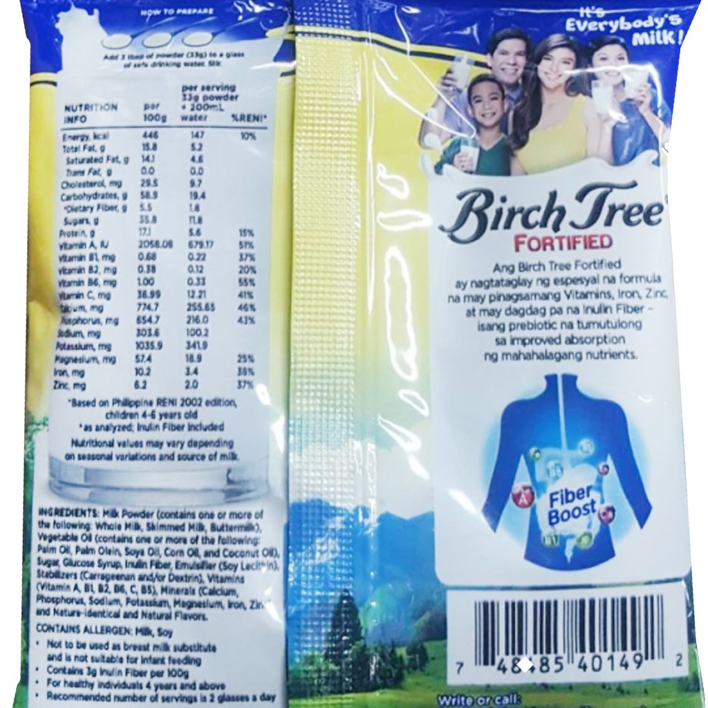 Birch Tree Powdered Milk Nutrition Facts - e547freedlsong