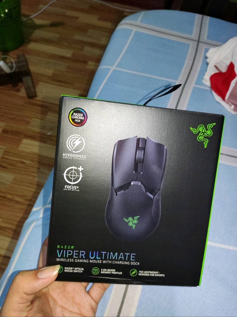 Razer Viper Ultimate With Charging Dock Gaming Mouse Black White Mercury Edition Shopee Philippines