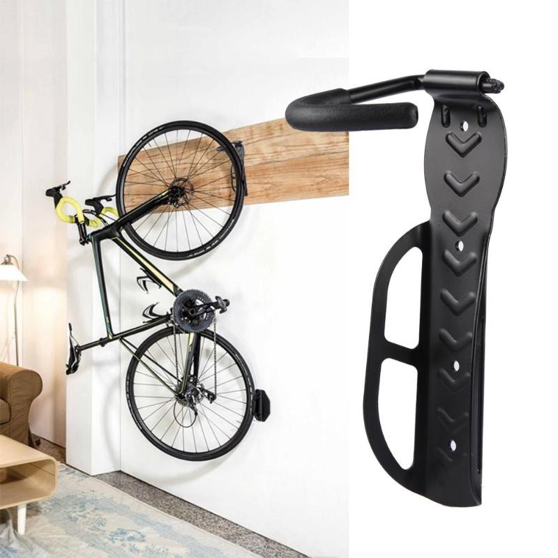 hanging bicycle on wall