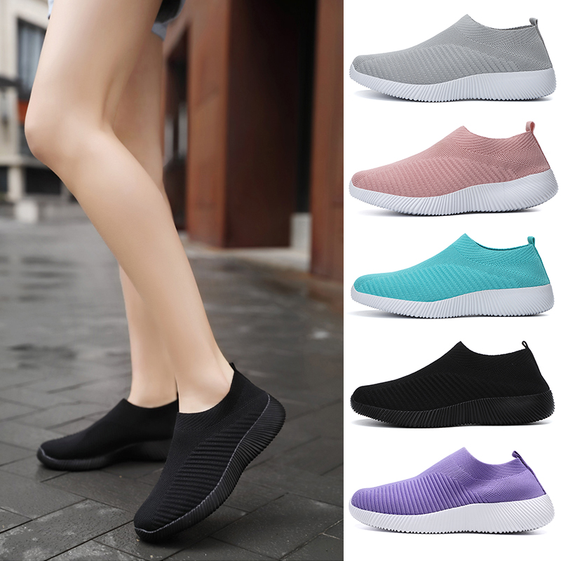 【5 Colors Ready Stock】 Fashion Women Black Rubber Shoes Lightweight