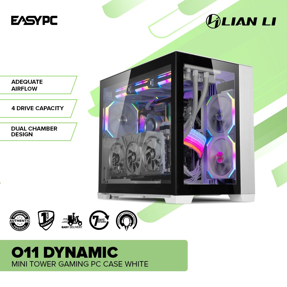 EasyPC | LianLi O11 Dynamic Adequate Airflow | 4 Drive Capacity | Mini ...