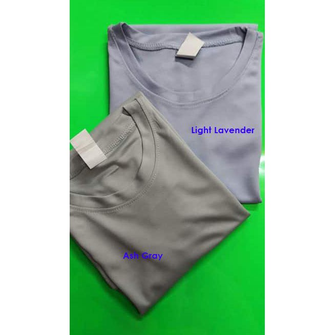Ash Gray Drifit T/S sports material, wicking and atlhetic cloth