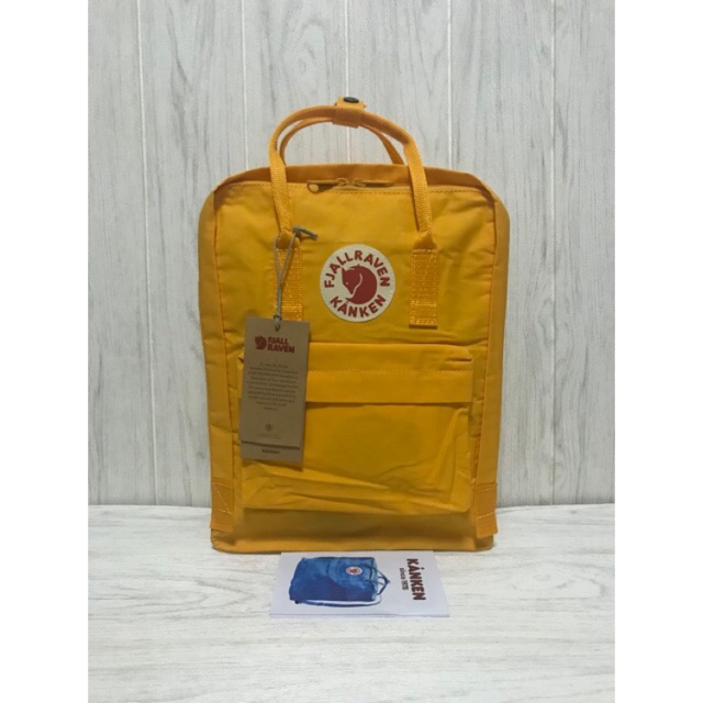 kanken big warm yellow