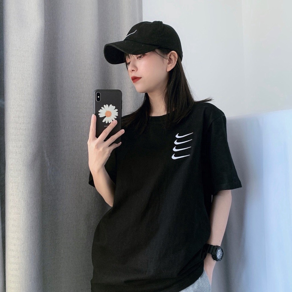 oversized plain black t shirt