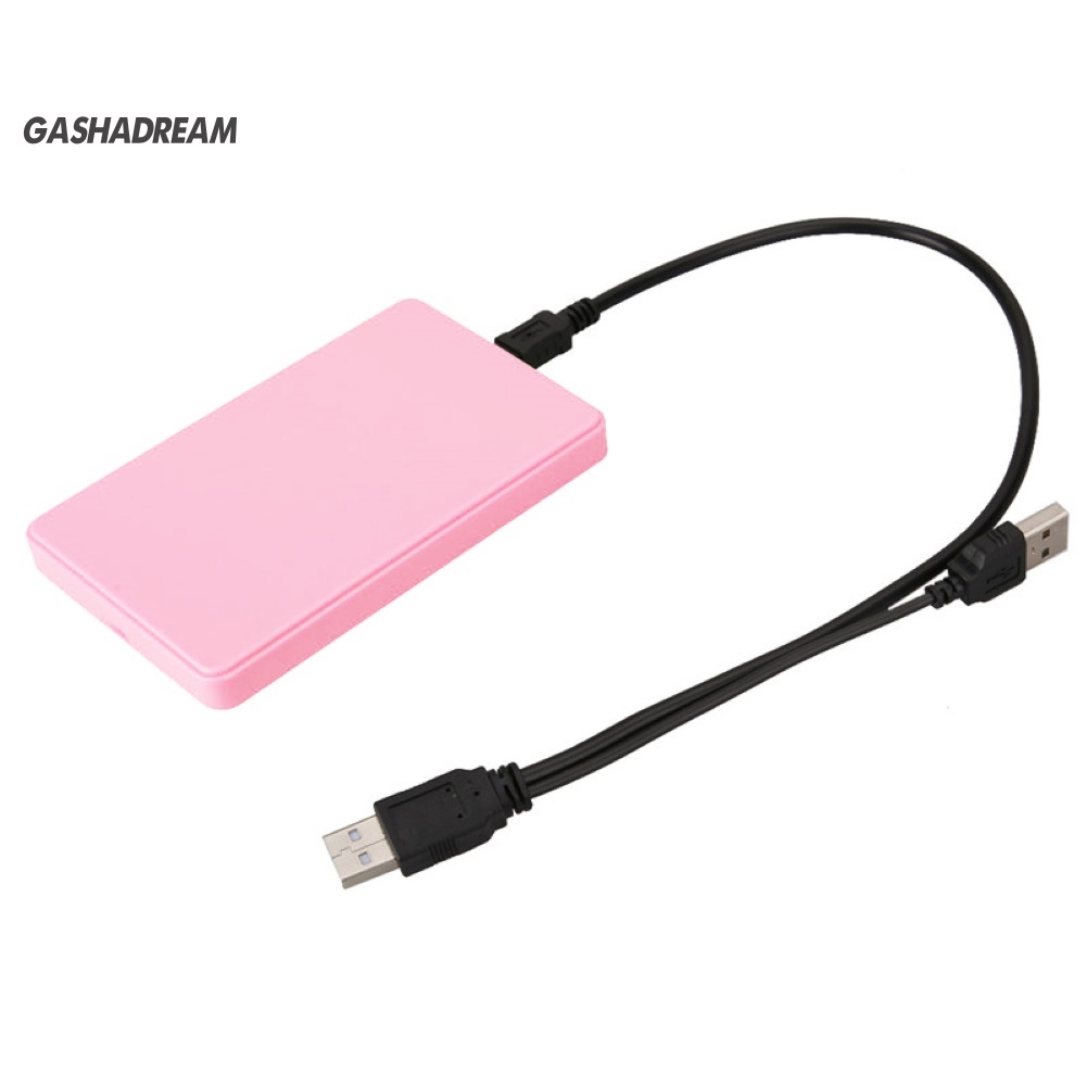 GD USB 2.5inch 2TB SATA HDD SSD Hard Drive External Enclosure Case for