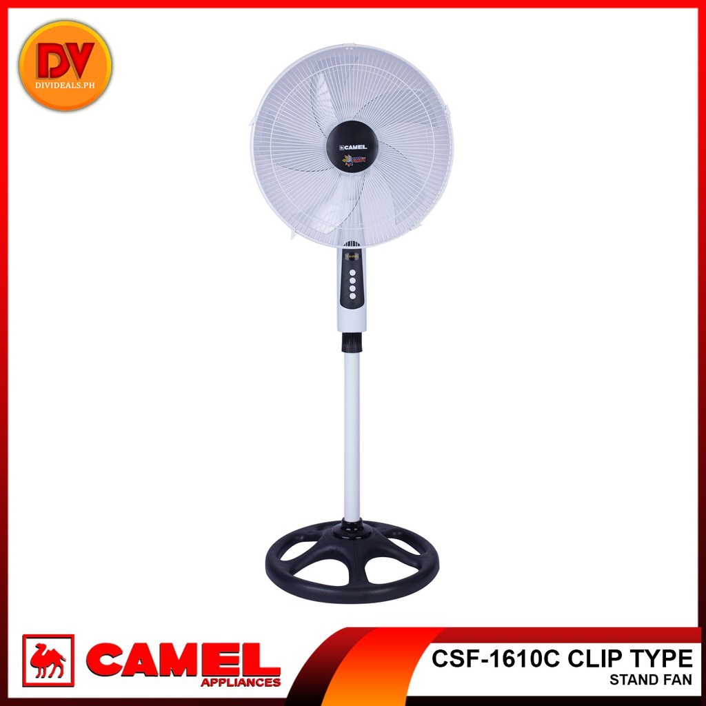 Camel Csf 1610c 16inches 5 Leaf Blade Banana Blade Stand Fan Shopee Philippines