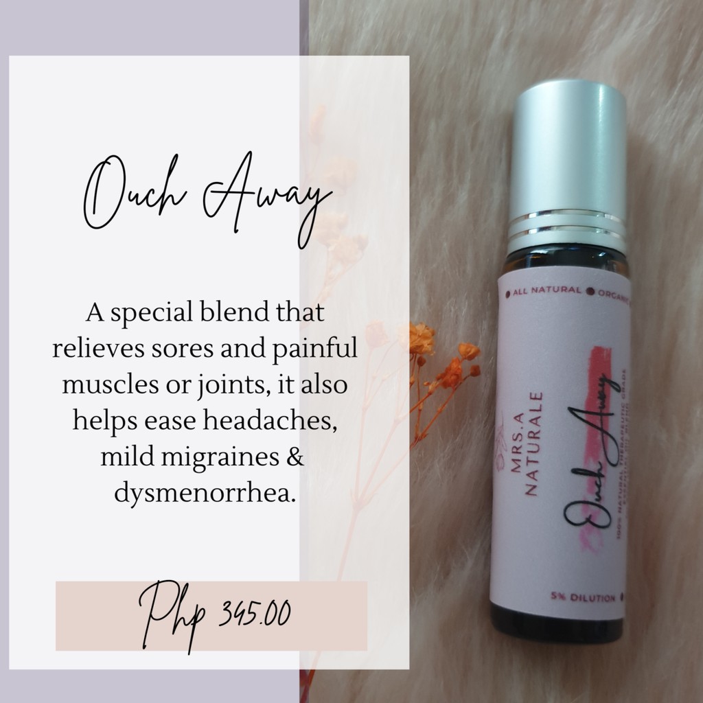 Essential Oil Roller Blend - Ouch Away 10ml | Shopee Philippines