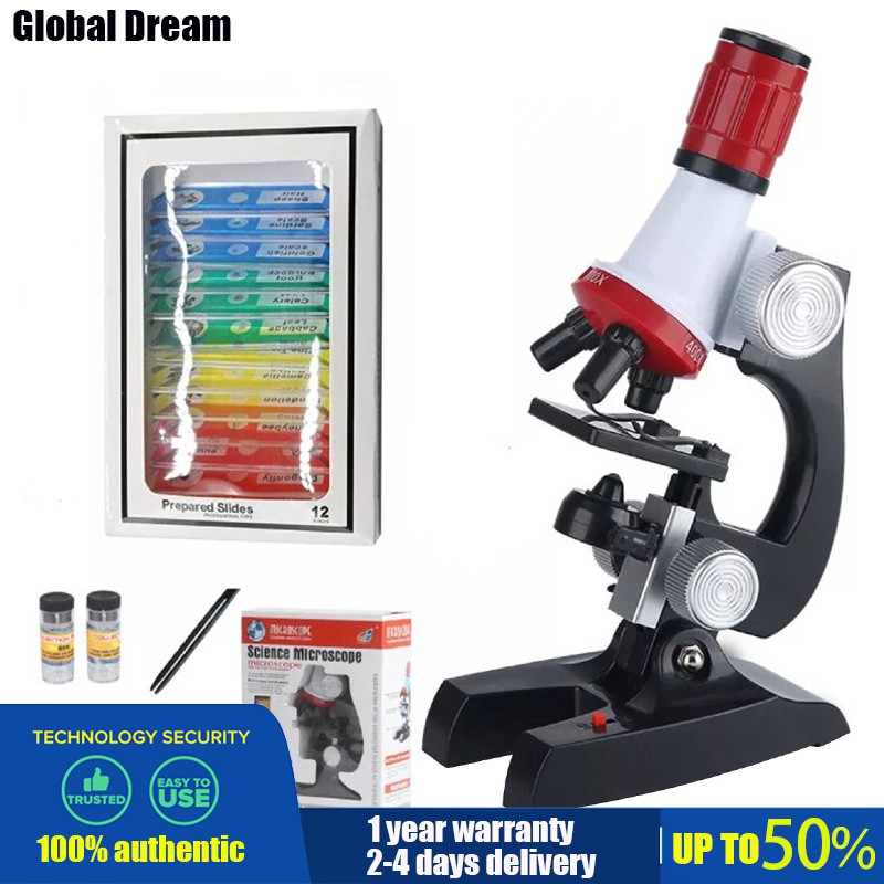 XLKJ Early Education Science Microscope Kids Toy Magnification