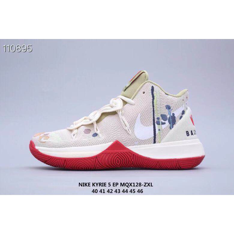 Sepatu Sneakers Basket Model Nike Kyrie 5 EP Warna Putih
