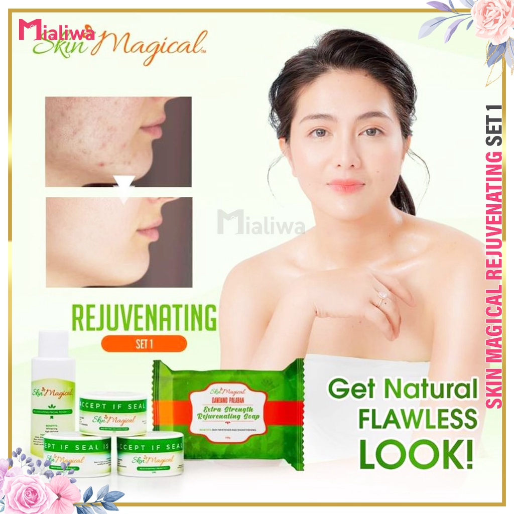 Skin Magical Rejuvenating Set 1, Skin Care Facial Treatment AntiAcne