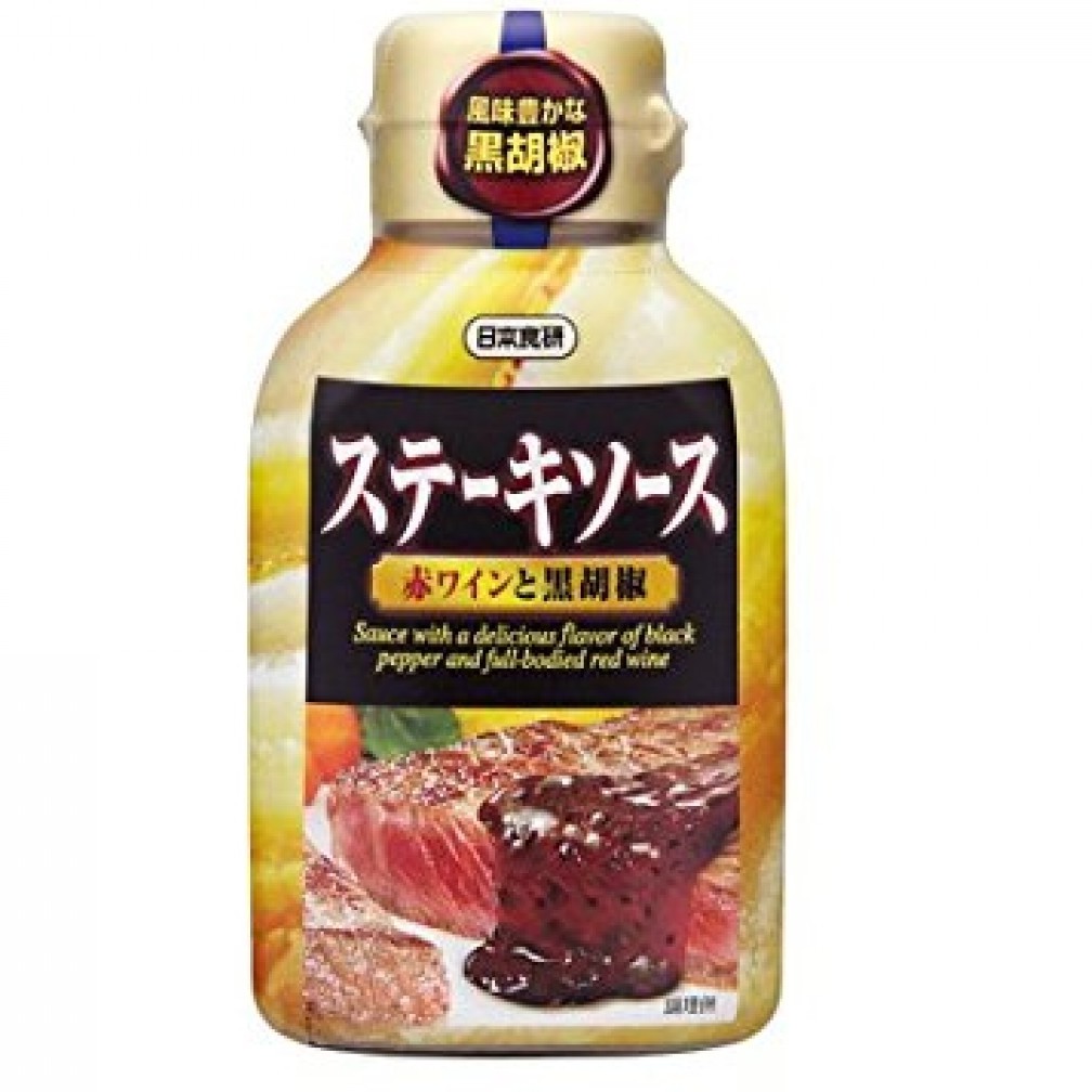 Japan Nihon Shokken Black Pepper Steak Sauce 210g Shopee Philippines