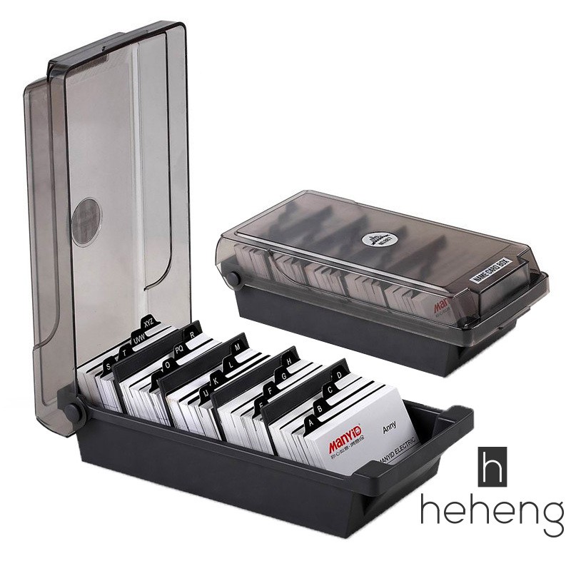 Business Card Storage / Large Capacity Business Card Organizer File Name Card Case Holder Card Storage Box Organizer Office Business Card Holder Buy Large Capacity Business Card Organizer File Name Card Case Holder Card Storage : Jam paper® desktop business card box, black kraft with metal edges, sold individually (9064 202).