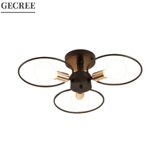 Gecree Retro Ceiling Lamp Nordic Creative Light Source 3 Post-Modern Living Room Bedroom #1