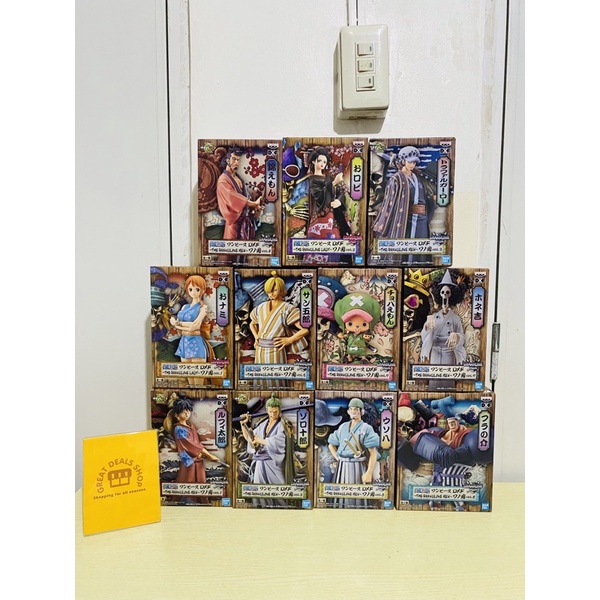 One Piece DxF Grandline Men/Lady Edition Wanokuni Set Of 11 | Shopee ...