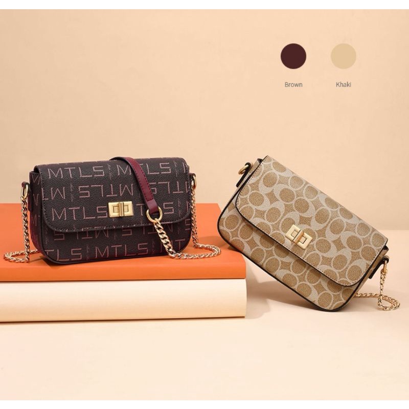 F&F Korean new fashion trend chain sling bag for women 8158 8159