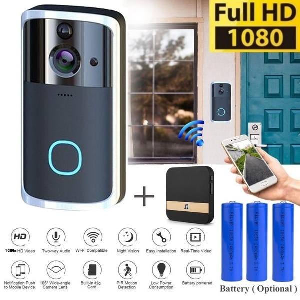 wireless battery video doorbell installation