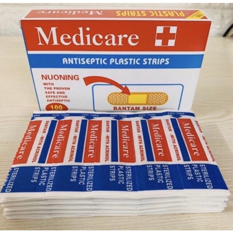 BAND AID 1 BOX Medical Plaster Strips Adhesive Antiseptic Bandage Band