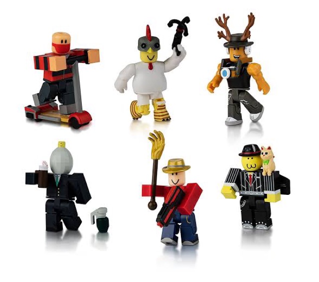 Roblox Figure Toys Masters Of Roblox Pack Of 8 Figures Shopee - roblox figure 4 pack punk rockers mix match set