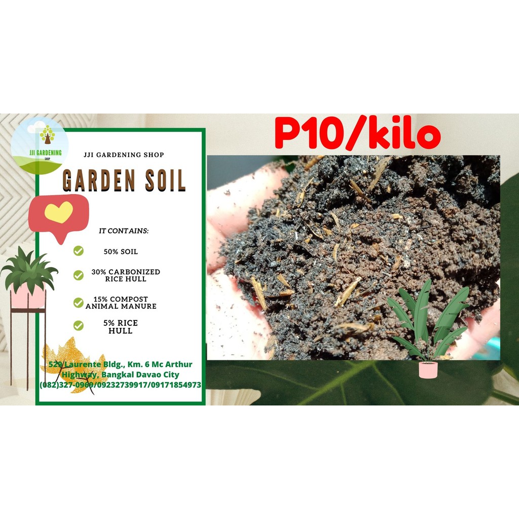 Organic Garden Soil With Compost Shopee Philippines