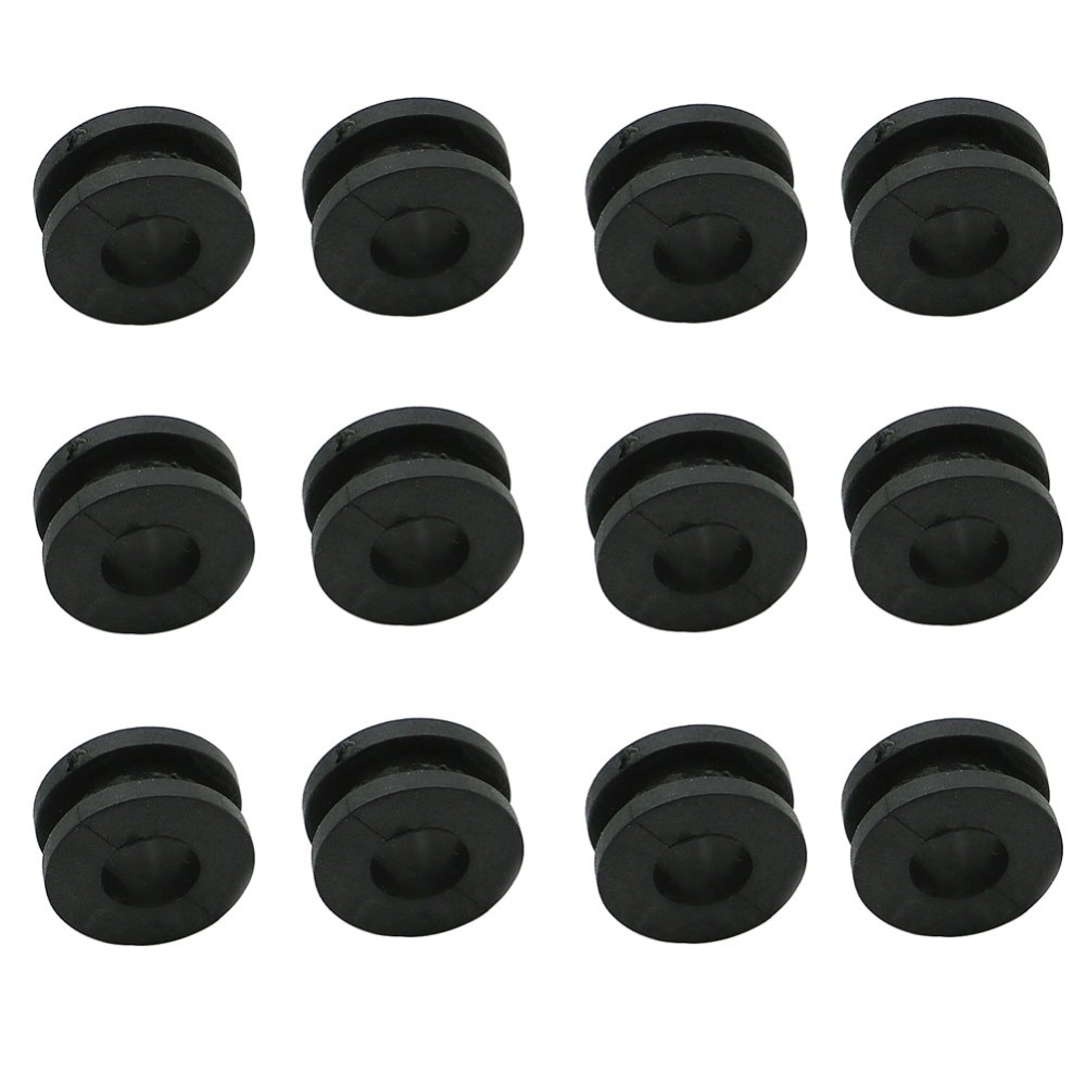 9mm Rubber Grommets Kit 20-Piece Rubber Grommet Set For Motorcycle