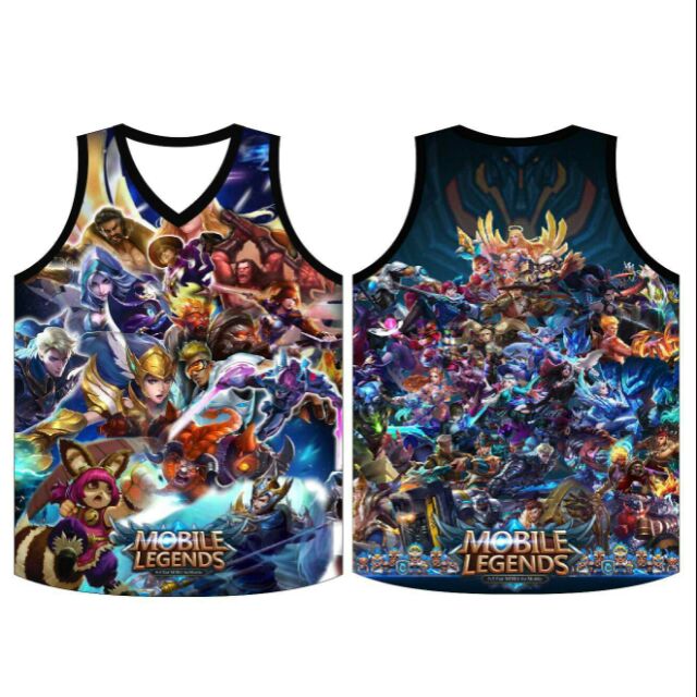 Full Sublimation High Quality Mobile Legends Basketball Jersey For Adults And Kids Shopee Philippines