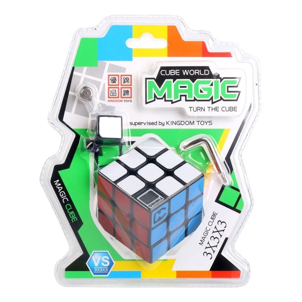 Classic 3x3 Smooth Turning Rubik's Cube with Build Timer | Shopee ...