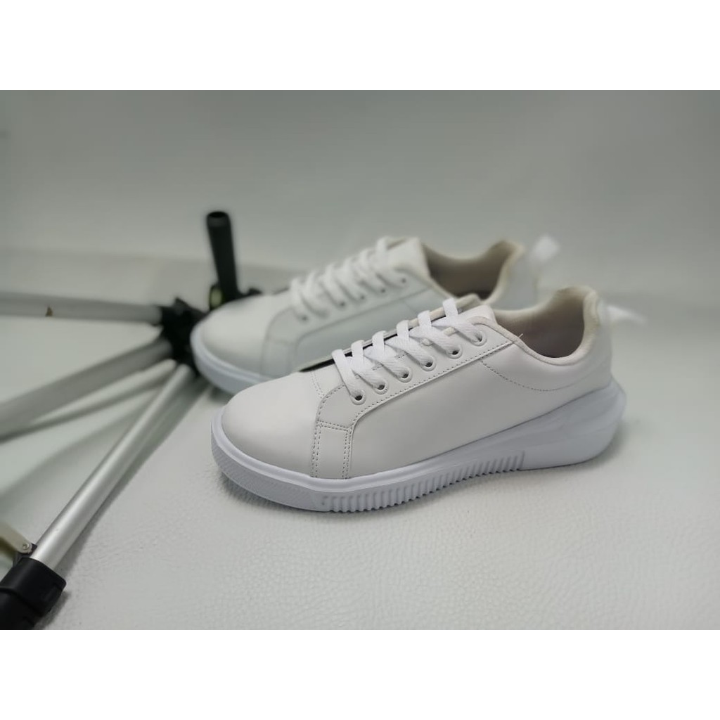 durable white sneakers