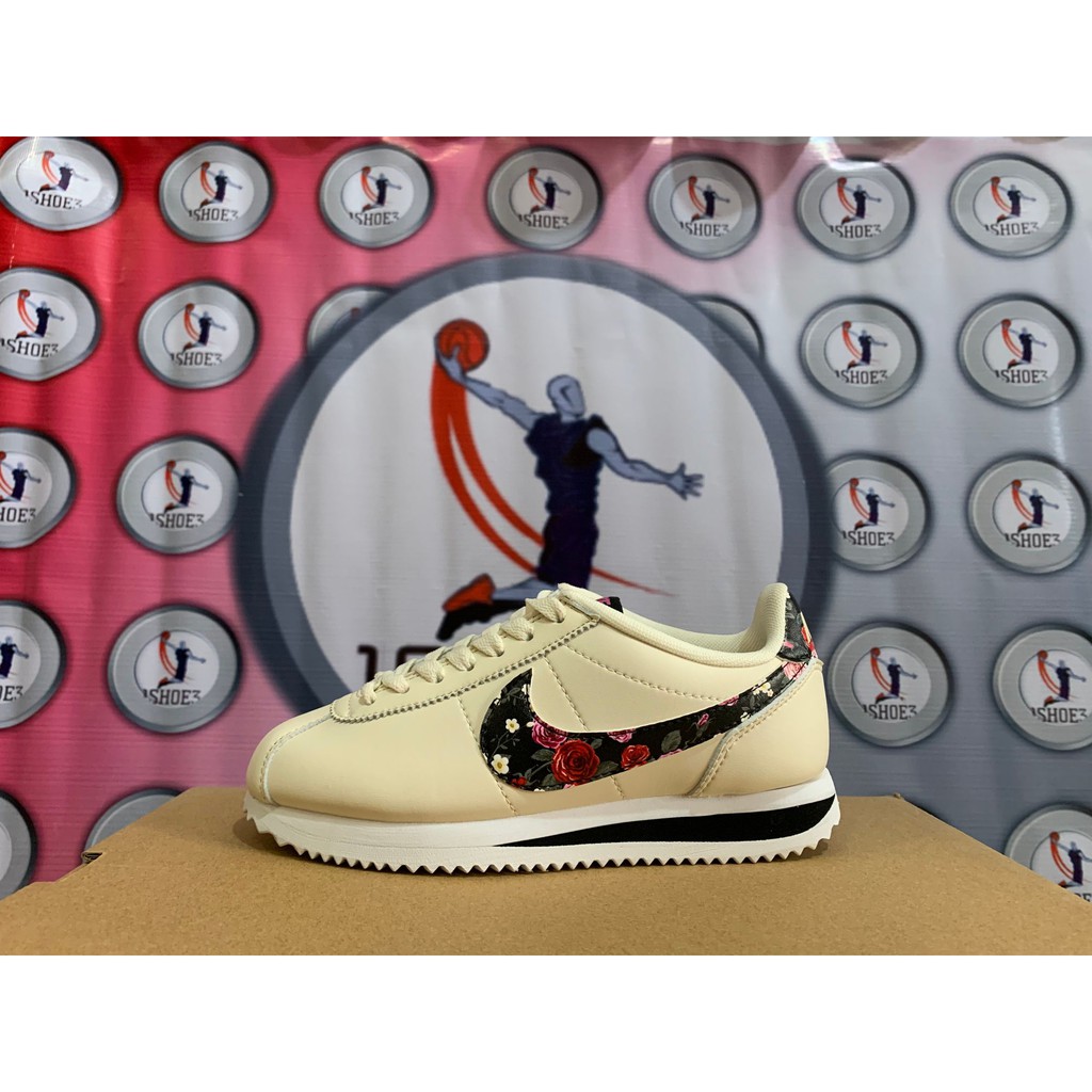 nike cortez floral swoosh