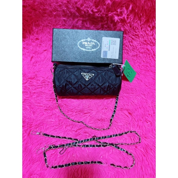 Prada Mini Sling Bag Lhoise Actual Picture Shopee Philippines 4716