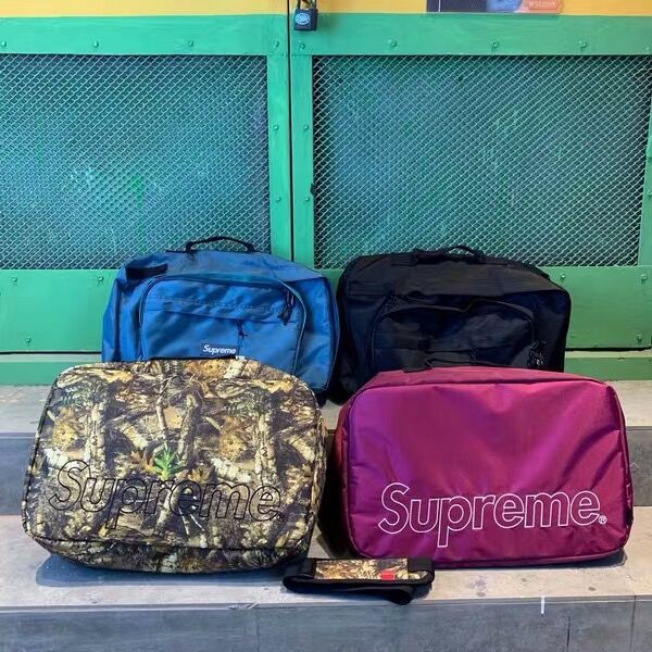 supreme teal shoulder bag
