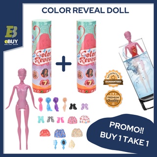 Buy 1 take 1 Barbie* Color Reveal Dolls FREE GIFT WRAPPING Water Reveals Dolls look Creates color